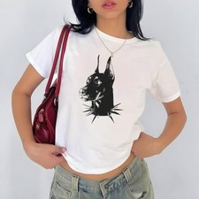 doberman dog baby tee