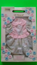 Vêtement pour poupée/poupon ROBE taille 45 JESMAR 1988 sous boîte d'origine RARE