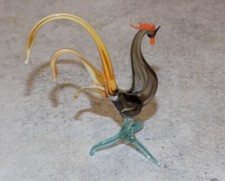 BLOWN GLASS ROOSTER SHOWCASE OBJECT
