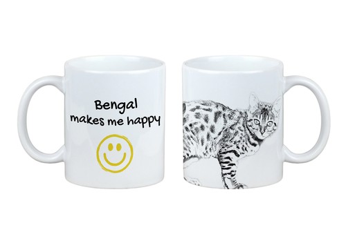 Bengal tasse avec chat - un, me