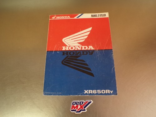 Manuel atelier honda xr650r - honda,