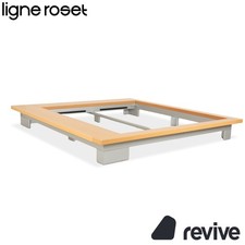 Ligne Roset Lit En Bois Double Marron 200x180 Cm