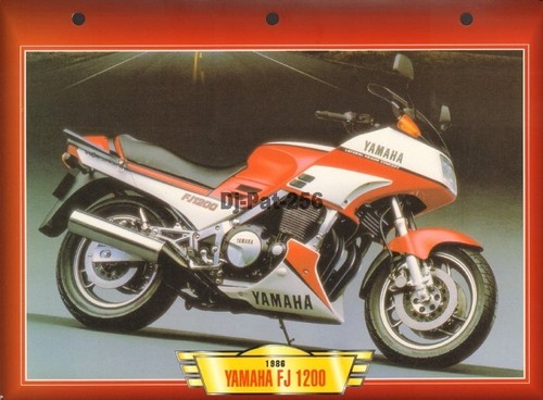 Fiche moto yamaha fj - moto,