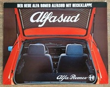 Alfa Romeo Alfasud Tailgate 1981 Brochure/Brochure/Folleto/Opuscolo/Broszura