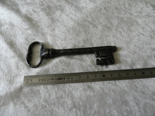 Old large wrought - iron, key
