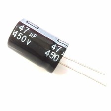50PCS 450V 47uF 47MFD 105C Electrolytic Capacitor 16×25mm (FREE NEW)