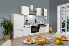 Cuisine équipée kitchenette Chêne Blanc Merle 280 CM respekta