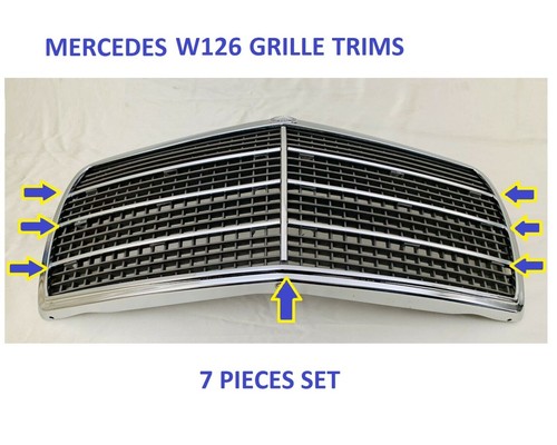 Mercedes w126 grille moulding - mercedes,