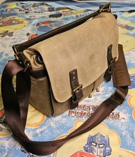 ONA Prince Street Rugged Waxed Canvas & Leather Padded Camera Bag Messenger