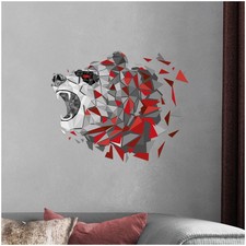 Autocollant mural polygone