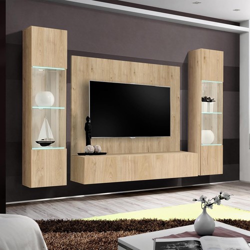 Ensemble meuble mural fly - meuble, tv