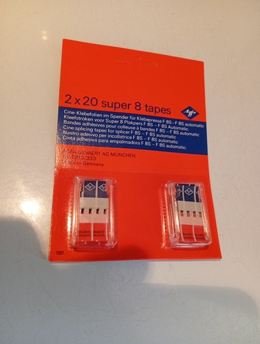 Bandes adhésives super agfa - super, 8