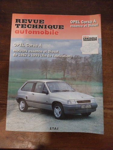 Revue technique opel - revue, a