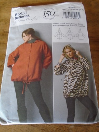 Patron butterick veste ou - patron,