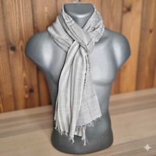 Echarpe Chèche tendance homme femme motif rayures 100% coton décontracté