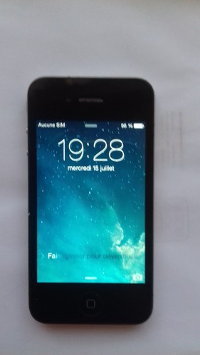 Apple iphone noir - apple, 16