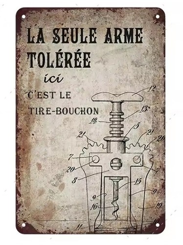 Plaque murale seule - murale, arme