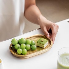 Assiette à Sushi Bois Style