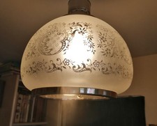 Lustre ancien Art Déco Chrome