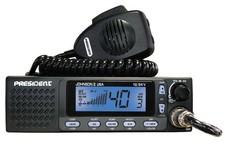 PRESIDENT JOHNSON II USA 40 CHANNEL AM/FM MOBILE CB RADIO w/ SWR METER 12/24V DC