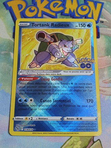 Carte pokemon tortank radieux - carte,