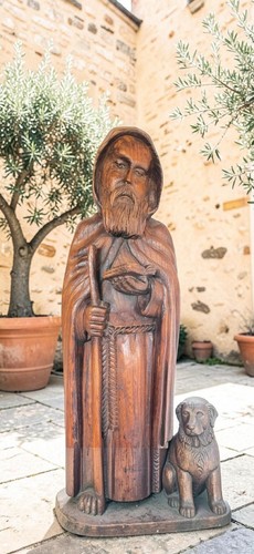 Statue bois antoine - statue,