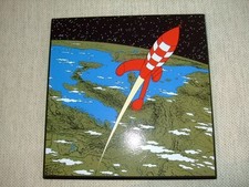 plaque émaillée lunaire