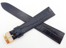 Rare Vintage 18mm 1960s Swiss Made New Old Stock Lizard/Leather thin Watch Strap