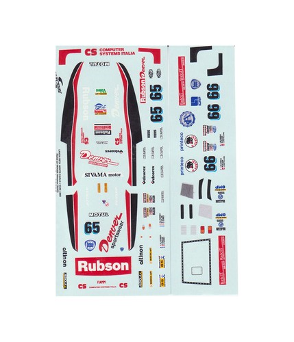 Decal jps lancia - beta, rubson
