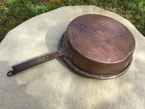 Casserole ancienne cuivre - casserole,