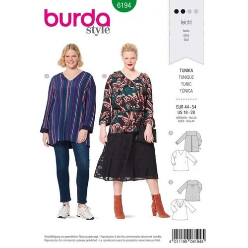 6194 patron burda creations - burda,