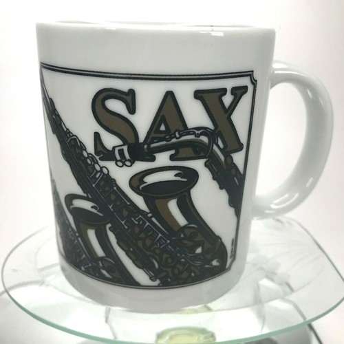 Sax coffee mug saxophone - coffee,