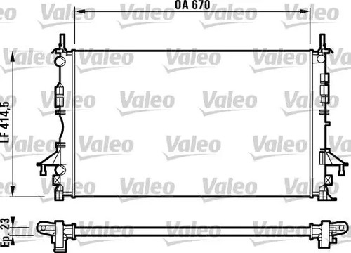 Radiateur eau ailettes - radiateur,