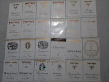 Rare Lot 160 Wine Labels Maison Rothschild Sheep Baron Cadet Medoc Bordeaux