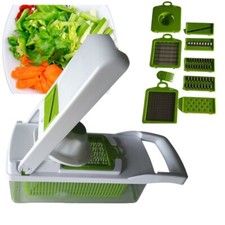 Coupe Legume multifonctions Mandoline cuisine 12 en 1- Découpe frites