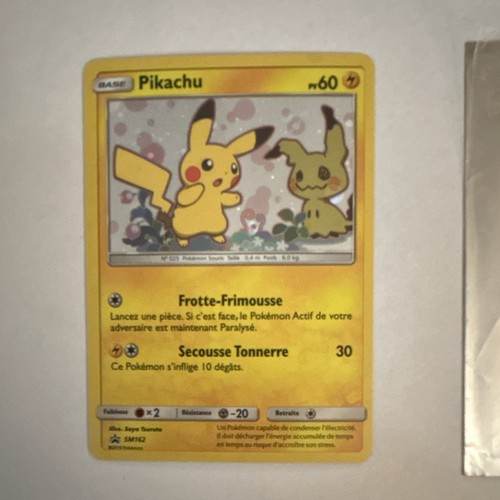 Carte pokémon pikachu - carte, promo