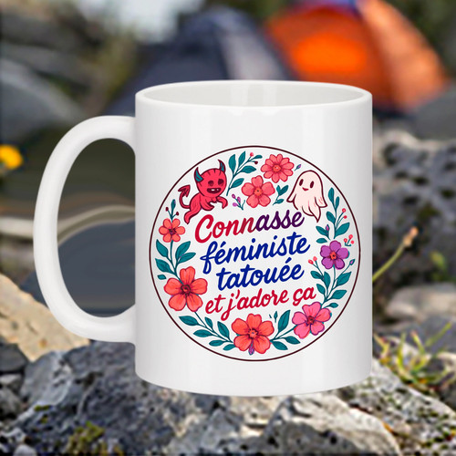 Mug connasse féministe - "connasse,,