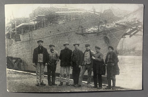 Carte photo ouvriers - photo, dockers