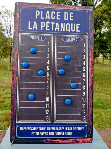 Plaque metal place la - place, de