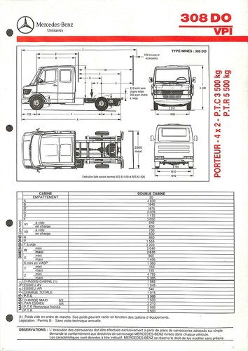 Mercedes utilitaires porteur - utilitaires,