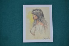 Print 11x14 cm. Paolo Eleuteri Serpieri DRUUNA signed in original pencil