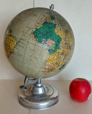 Ancient Earth Globe - Old Taride World Map 1950s