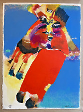 Attila Biro Atila Original Lithograph thick paper signed numbered 1971