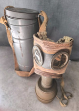 French WW2 Passive Defense Gas Mask with Case