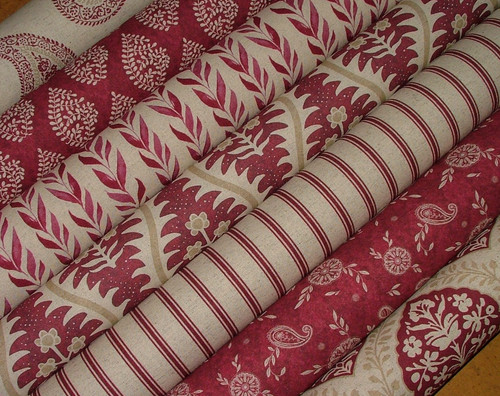 Mélange lin rideau tissu - lin,