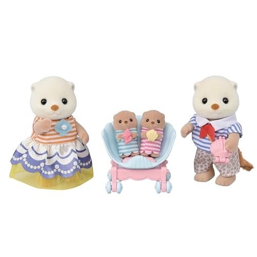 Ensemble famille loutre mer - famille, de