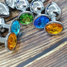 Pénis Butt Plug Anal Cristal