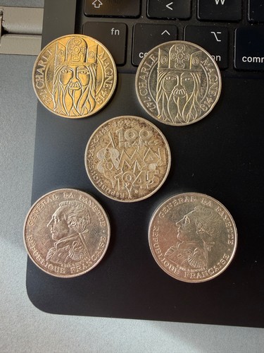France pièces 100 francs - 5,