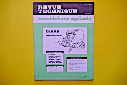 Revue technique machinisme - technique,
