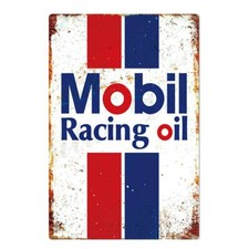 PLAQUE EN MÉTAL  ÉTAIN MOBIL  DE BAR GARAGE PUB STATION ESSENCE  30 X 20 CM 